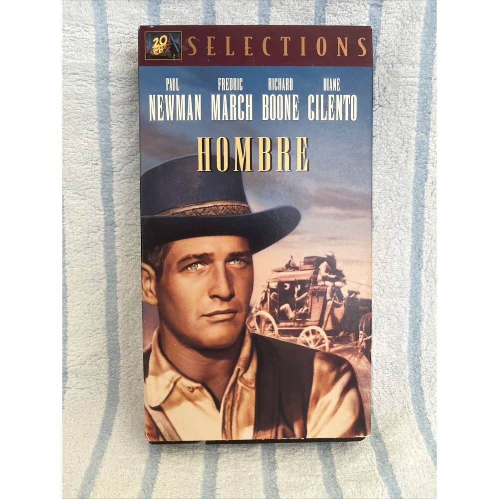 (D1) Hombre (VHS, 1993) Paul Newman, Fredric March, Richard, Diane Cilento